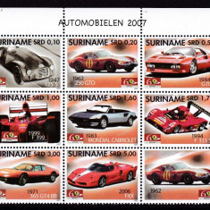 Surinam 2007 automobile MI 2144-2151 MNH w57