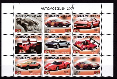 Surinam 2007 automobile MI 2144-2151 MNH foto