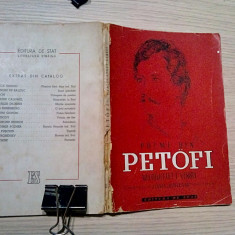 SANDOR PETOFI - Poeme Alese - FLORICA CORDESCU (ilustratii) - 1949, 135 p.
