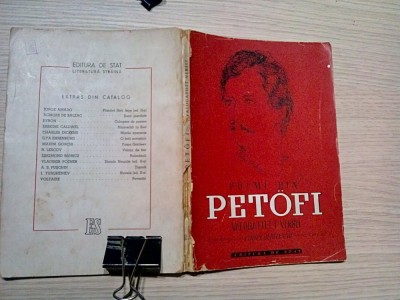 SANDOR PETOFI - Poeme Alese - FLORICA CORDESCU (ilustratii) - 1949, 135 p. foto