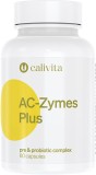 Cumpara ieftin Ac-Zymes Plus Complex de Pro şi Prebiotice Supliment Alimentar pentru sprijinirea Florei Intestinale pe baza de Probiotice (60 capsule) - CaliVita