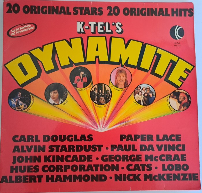 Disc Vinil Various &lrm;&ndash; K-Tel&#039;s Dynamite-K-Tel &lrm;&ndash; TG 117