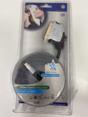 Cablu adaptor video SCART - SVHS HQ HQSS1027 / 2,5m (1614) foto