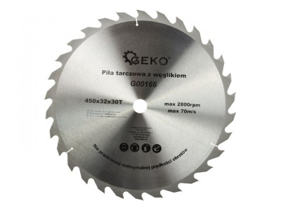 Disc pentru lemn 450x32x30T, Geko G00166 foto