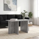 vidaXL Masă de cafea Sonoma gri 87 x 50 x 45 cm Lemn prelucrat 8001060