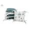 Aparatoare pentru patut, MimiNu, Cu 6 pernute, Cu fermoar, Cu husa lavabila, Pentru patut 120X60 cm, Din bumbac si tesatura pufo