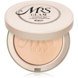 BPerfect Mrs Glam Glorious Skin pudra compacta pentru un aspect mat culoare 03 Light Warm 70 g