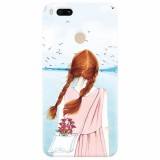 Husa silicon pentru Xiaomi Mi A1, Girl And Birds