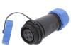 Conector circular tată-mamă 4 pini IP67 500V cablu