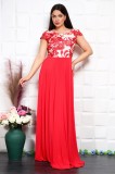 Rochie de ocazie lunga RosuMarimea, Yves