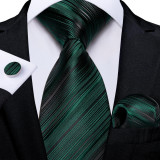 Set cravata + batista + butoni - matase - model 387