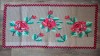 ** Peretar vechi carpeta taraneasca populara traditionala, trandafiri, Maramures