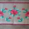 ** Peretar vechi carpeta taraneasca populara traditionala, trandafiri, Maramures