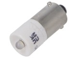 Lampă LED albă BA9S 130V AC 1 diodă EAO OptoHiT