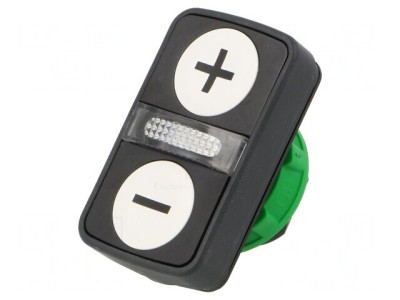 Comutator dublu 22mm IP66 alb/alb foto