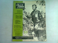 REVISTA SPORT SI TEHNICA NR.10/1967 foto