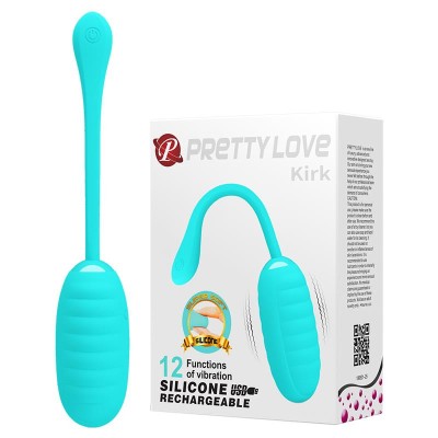 Ou cu vibratii reincarcabil Pretty Love &amp;raquo;Franklin&amp;laquo; 19,7 cm - Turcoaz foto