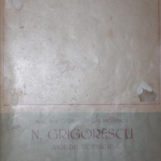 N . GRIGORESCU ANII DE UCENICIE
