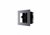 PANOU frontal HIKVISION, pt modul videointerfon modular Hikvision DS-KD-ACF1, montare incastrata, aluminiu, doza de plastic inclusa, 134mm x 124mm x 4