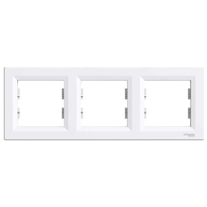 Rama Ornament 3 posturi Schneider Asfora alb EPH5800321
