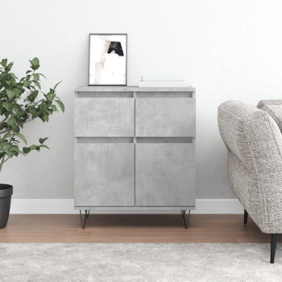 vidaXL Servantă, gri beton, 60x35x70 cm, lemn prelucrat 831120 foto