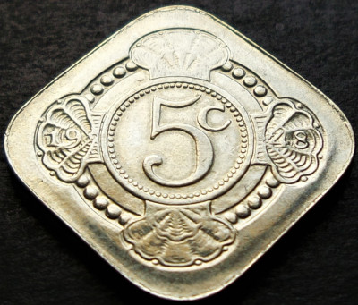 Moneda COMEMORATIVA RARA 5 CENTI - OLANDA 1948 - 1978 * cod 467 foto