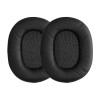 Set 2 Perne de urechi pentru casti Sony WH-L600, Kwmobile, Negru, Piele ecologica, 59589.01
