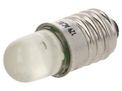 Lampă LED galbenă 12V E10 foto