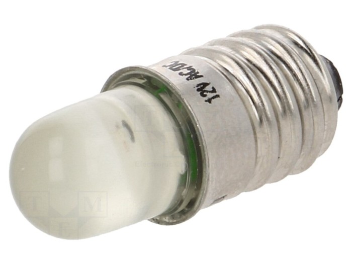 Lampă LED galbenă 12V E10