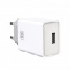 Incarcator Retea XO-L93, 1 X USB, 2.4A si Cablu de Date Lightning (Apple), Alb Blister