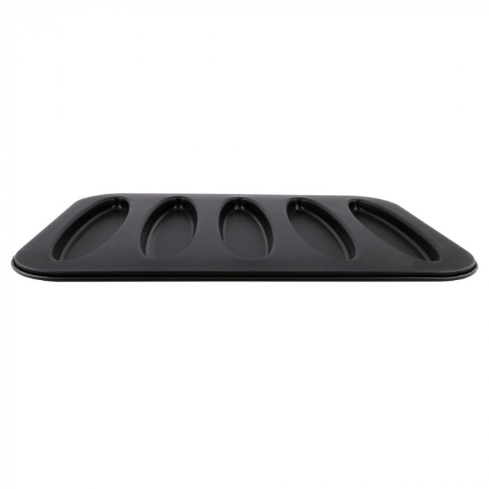 Forma copt pizza/paine/tarte Zenker, invelis teflon, acoperire non-stick, fara plumb si cadmiu, 38.5x26.5x1.5 cm, Negru