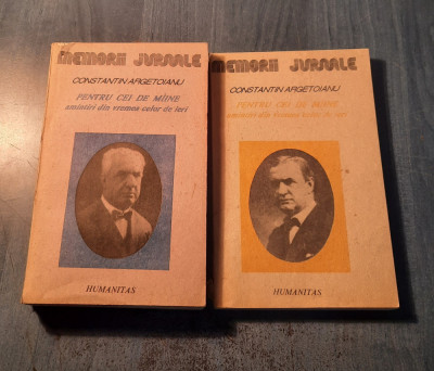Memorii jurnale Constantin Argentoianu 2 volume foto