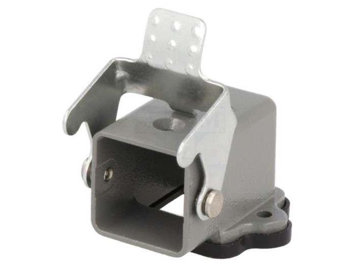 Conector carcasă metalică 3A, clichet