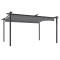 Pavilion de gradina, acoperis retractabil, antracit, 4x3 m