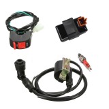 CDI + Bobina + Bujie + Buton On - OFF ATV 107cc 110cc 125cc