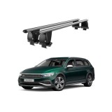 Cumpara ieftin Bare transversale portbagaj auto aluminiu compatibile plafon neted Volkswagen Passat B8 Alltrack 2019- argintii sau negre