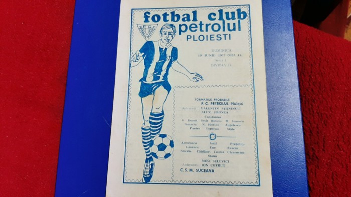 program Petrolul Pl. - CSM Suceava