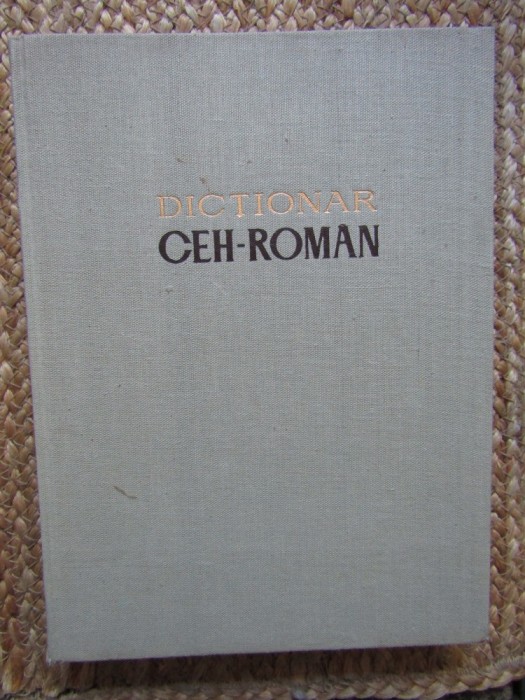 DICTIONAR CEH-ROMAN - cel mai mare