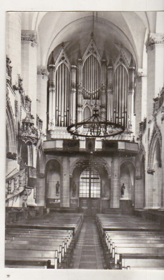 bnk cp Brasov - Biserica Neagra - Orga si amvonul - necirculata foto