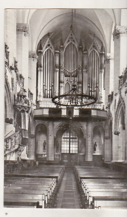 bnk cp Brasov - Biserica Neagra - Orga si amvonul - necirculata