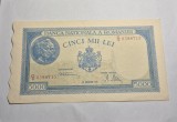 Bancnota 5000 Lei 1945, XF+ Decembrie, Romania