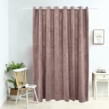 Gossi draperie opaca roz antichizat 290x245 cm catifea inele metalice
