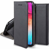 Husa compatibila cu Xiaomi Redmi Note 12 5G Piele Ecologica Book Tip Carte Toc Magnet Neagra