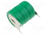 Acumul: Ni-MH 3,6V 80mAh 3pin &Oslash;16x18mm Temp: -10&divide;45&deg;C