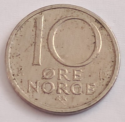 Norvegia, 10 Ore 1981 foto