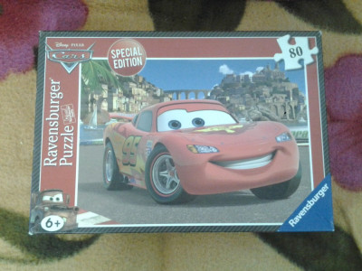 Disney Cars McQueen Ravensburger Puzzle copii 80 piese +6 ani foto