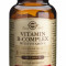 Complex de vitamine B cu vitamina C, B-Complex with C, 100 tablete, Solgar