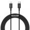 CABLU alimentare si date Baseus Superior, Fast Charging Data Cable pt. smartphone, USB Type-C la Lightning Iphone PD 20W, 2m, negru &quot;CATLYS-C01&quot; (timb