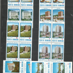 TSV$ - 1986 LP 1155 STATIUNI BALNEO-CLIMATERICE BLOC X 4 MNH/** LUX