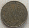 (M2108) MONEDA AFRICA OCCIDENTALA FRANCEZA - 25 FRANCS 1956